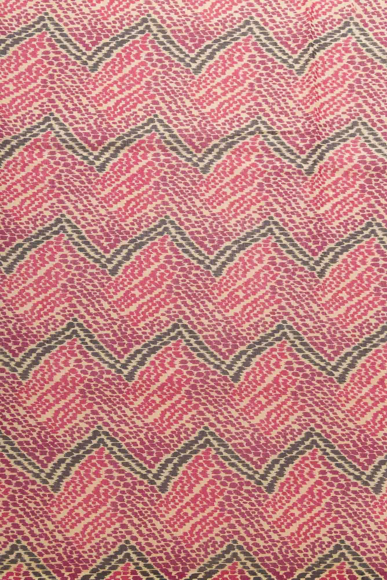 Sandal Tussar Silk Dress Material