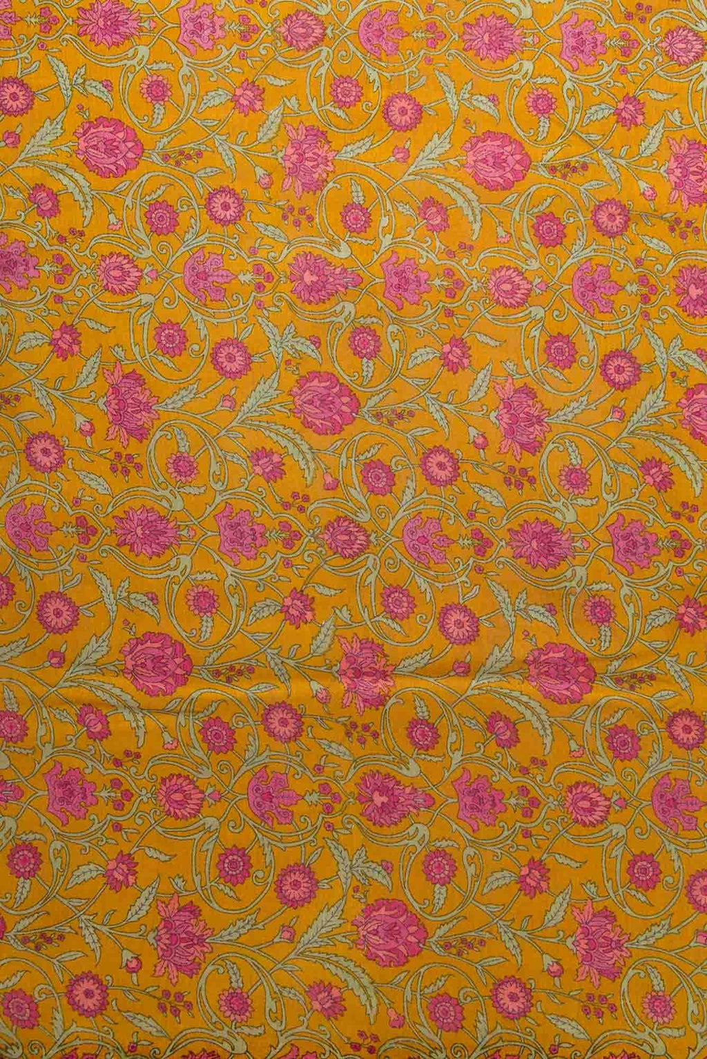 Mustard Tussar Dress Material