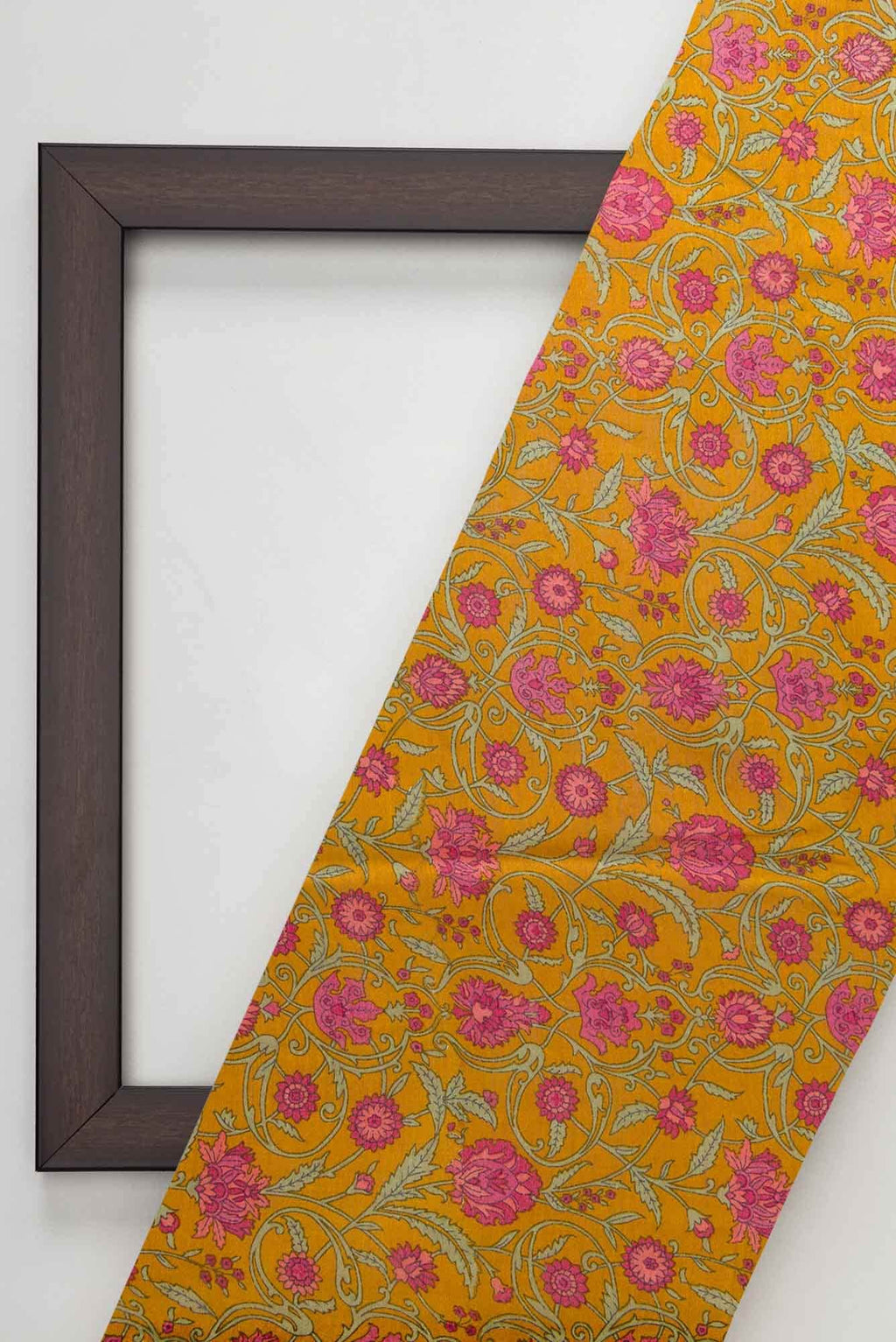 Mustard Tussar Dress Material