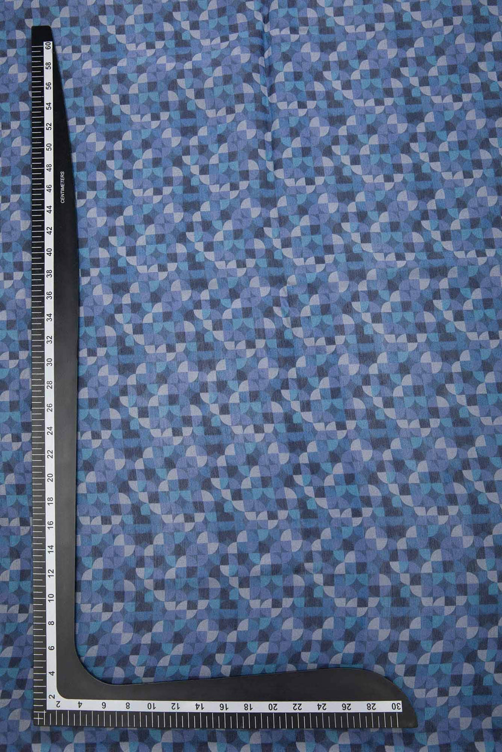 Blue Tussar Silk Dress Material