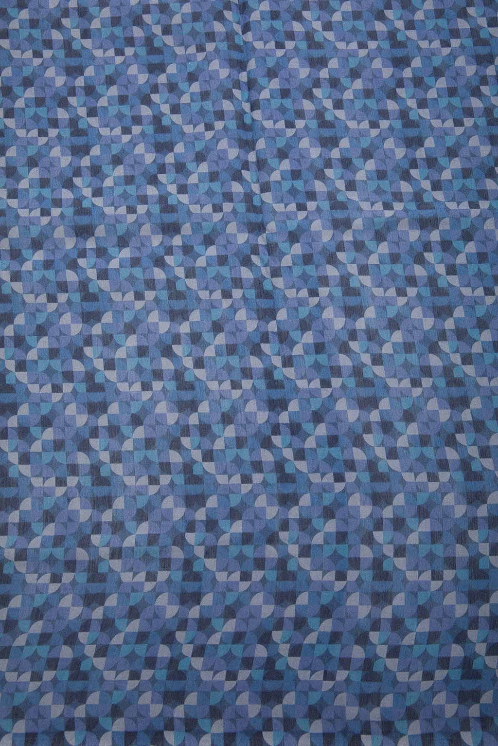 Blue Tussar Silk Dress Material