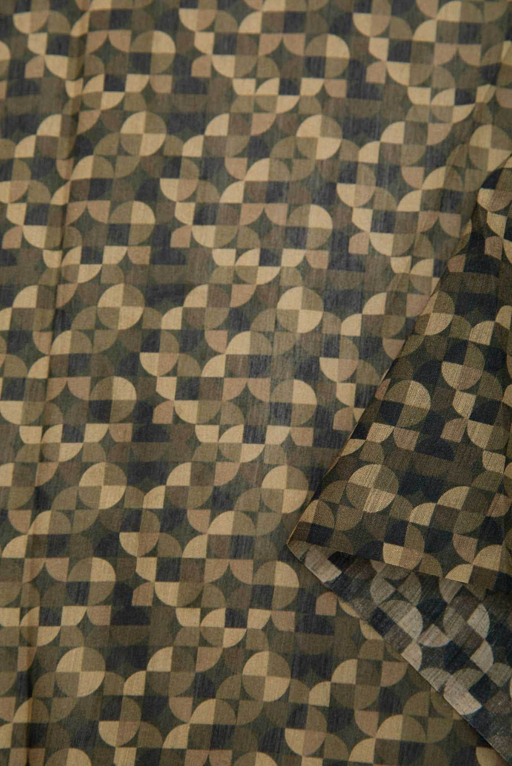 Mehandi Green Tussar Silk Dress Material