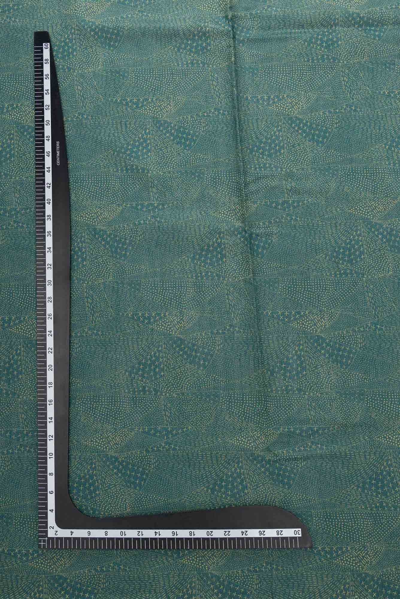 Maya Blue Chanderi Silk Dress Material