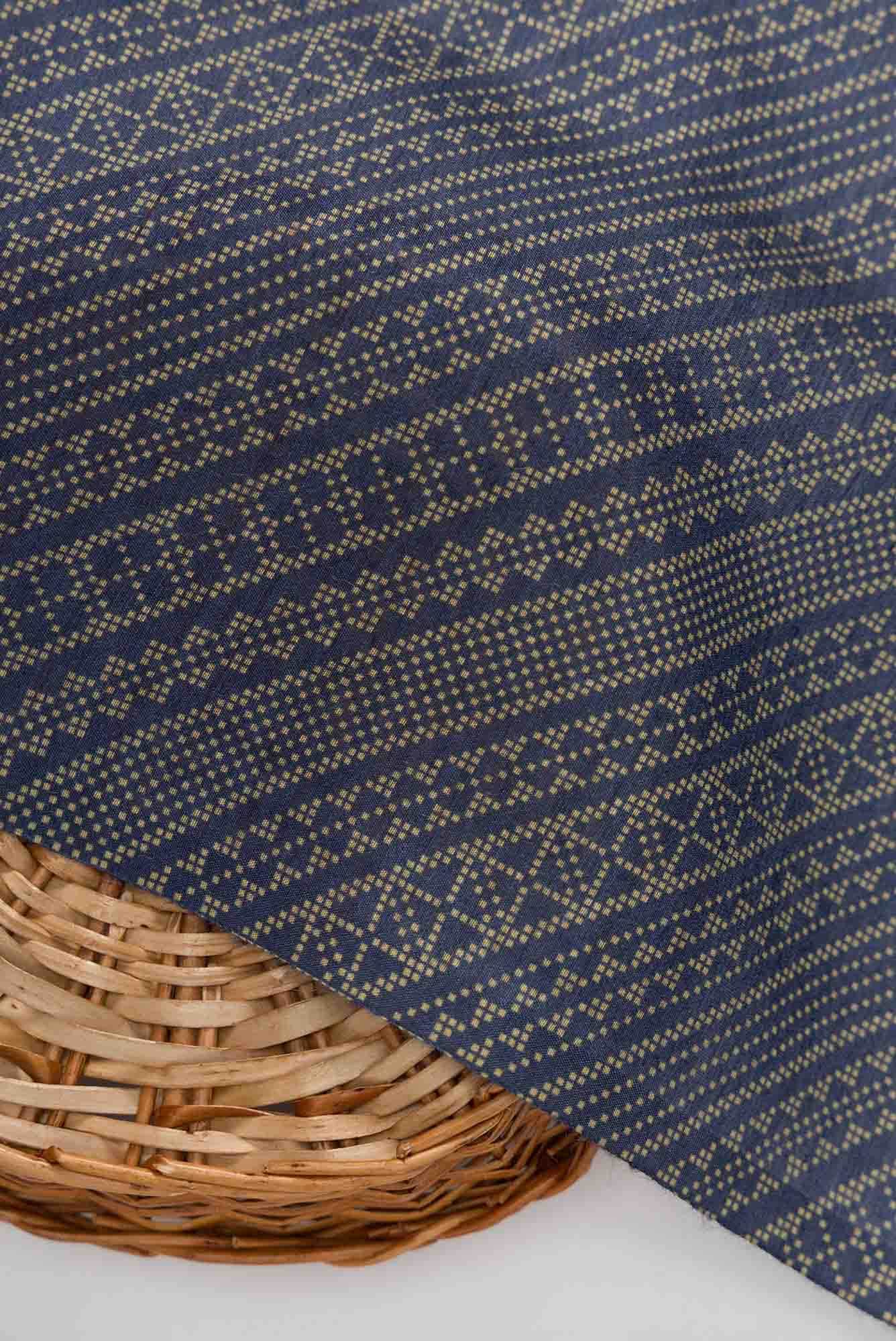 Grey Tussar Dress Material