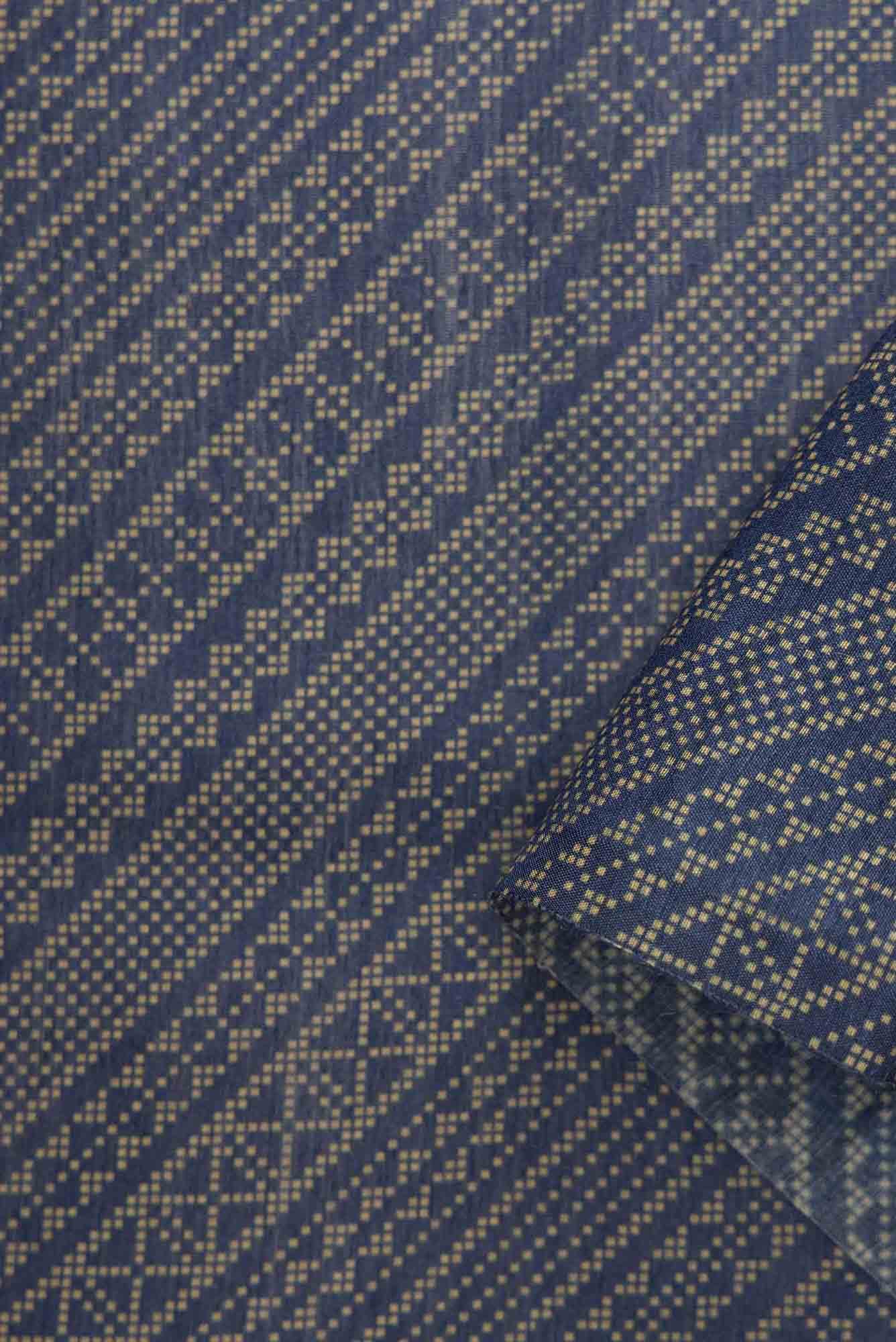 Grey Tussar Dress Material