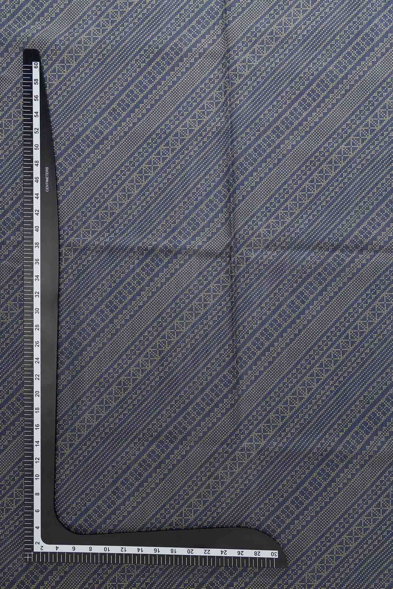 Grey Tussar Dress Material