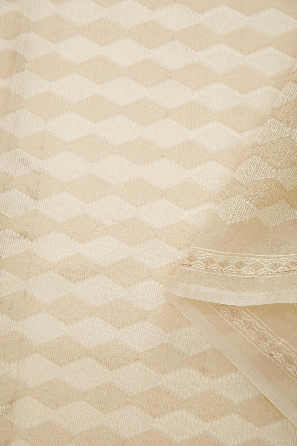 Sandal Chanderi Silk Dress Material