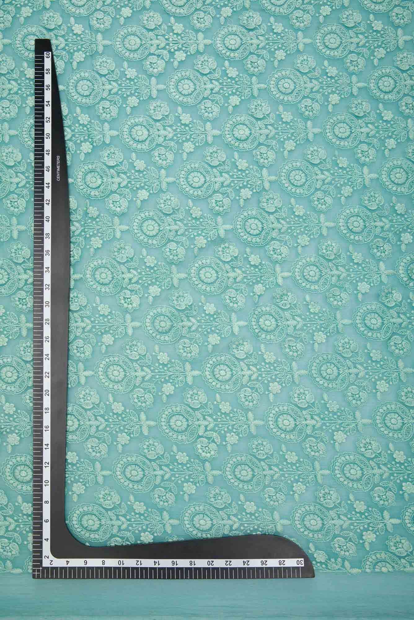Blue Georgette Dress Material