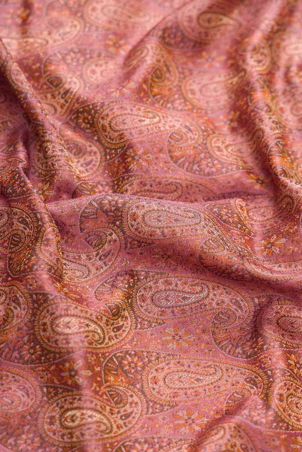 Pink Banarasi Silk Dress Material