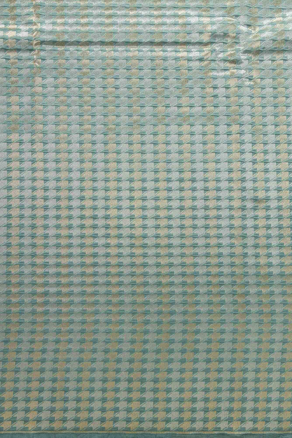 Blue Banarasi Silk Dress Material