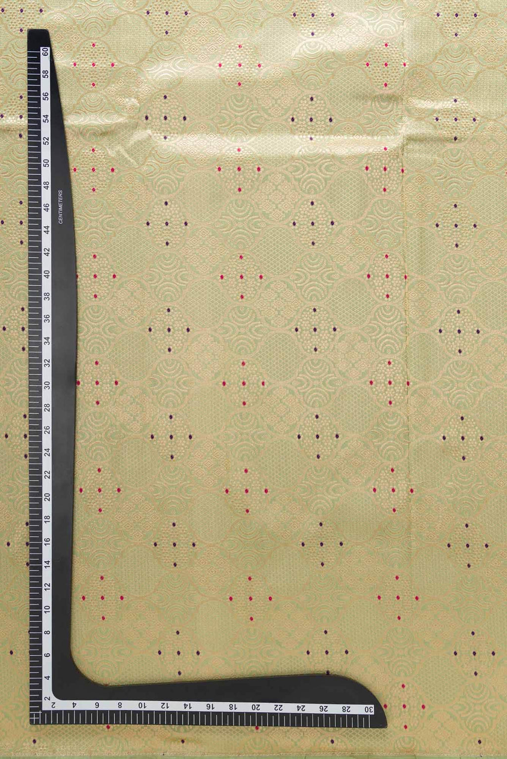Pista Green Banarasi Silk Dress Material