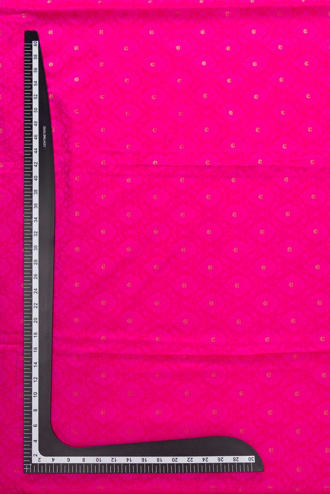 Pink Banarasi Silk Dress Material