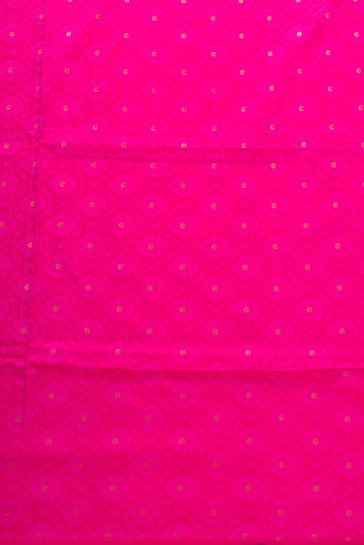 Pink Banarasi Silk Dress Material
