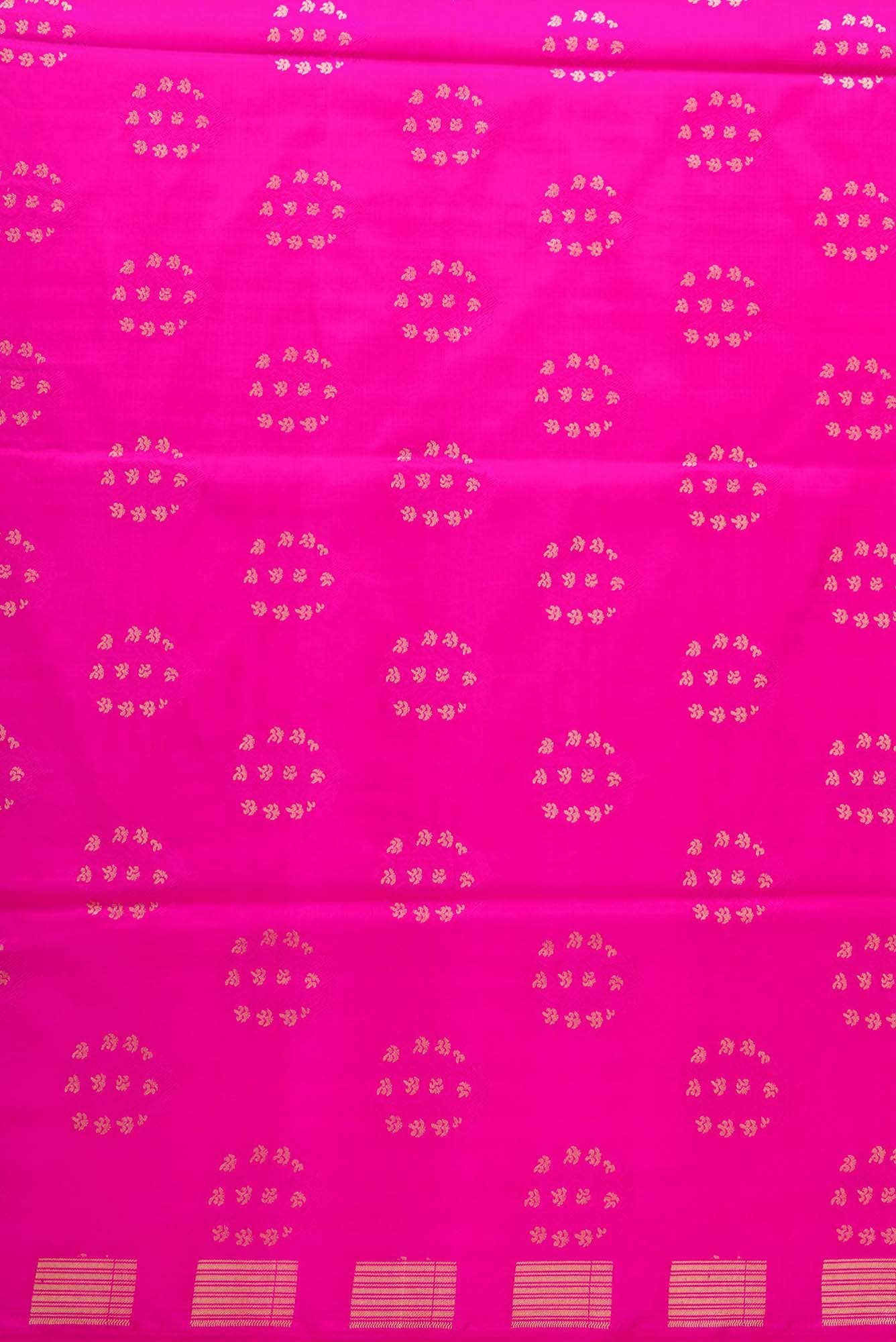 Pink Banarasi Silk Dress Material