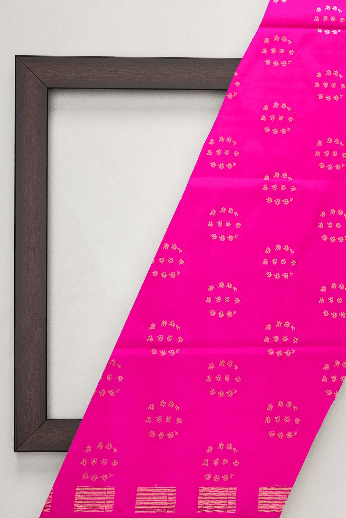 Pink Banarasi Silk Dress Material