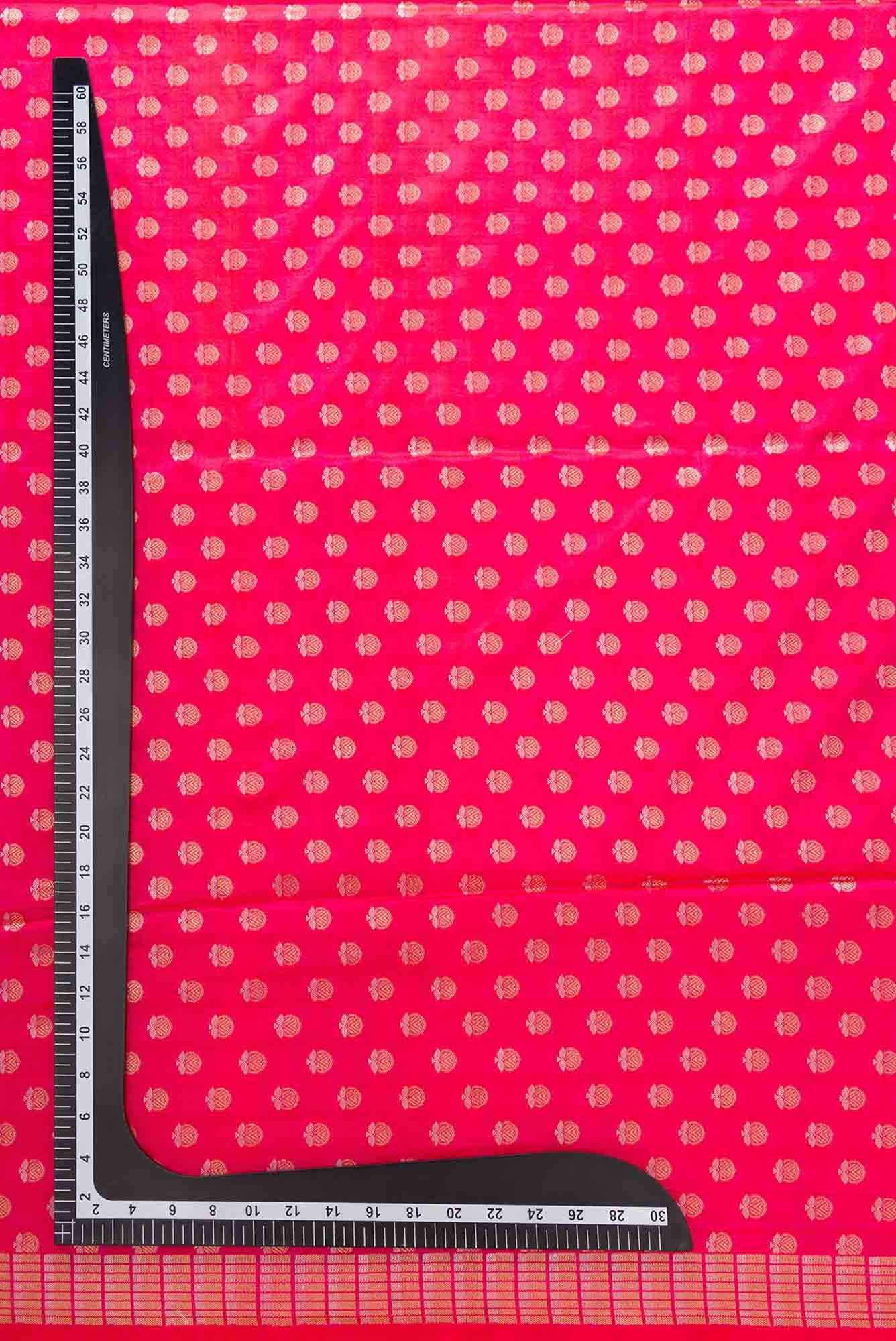 Pink Banarasi Silk Dress Material