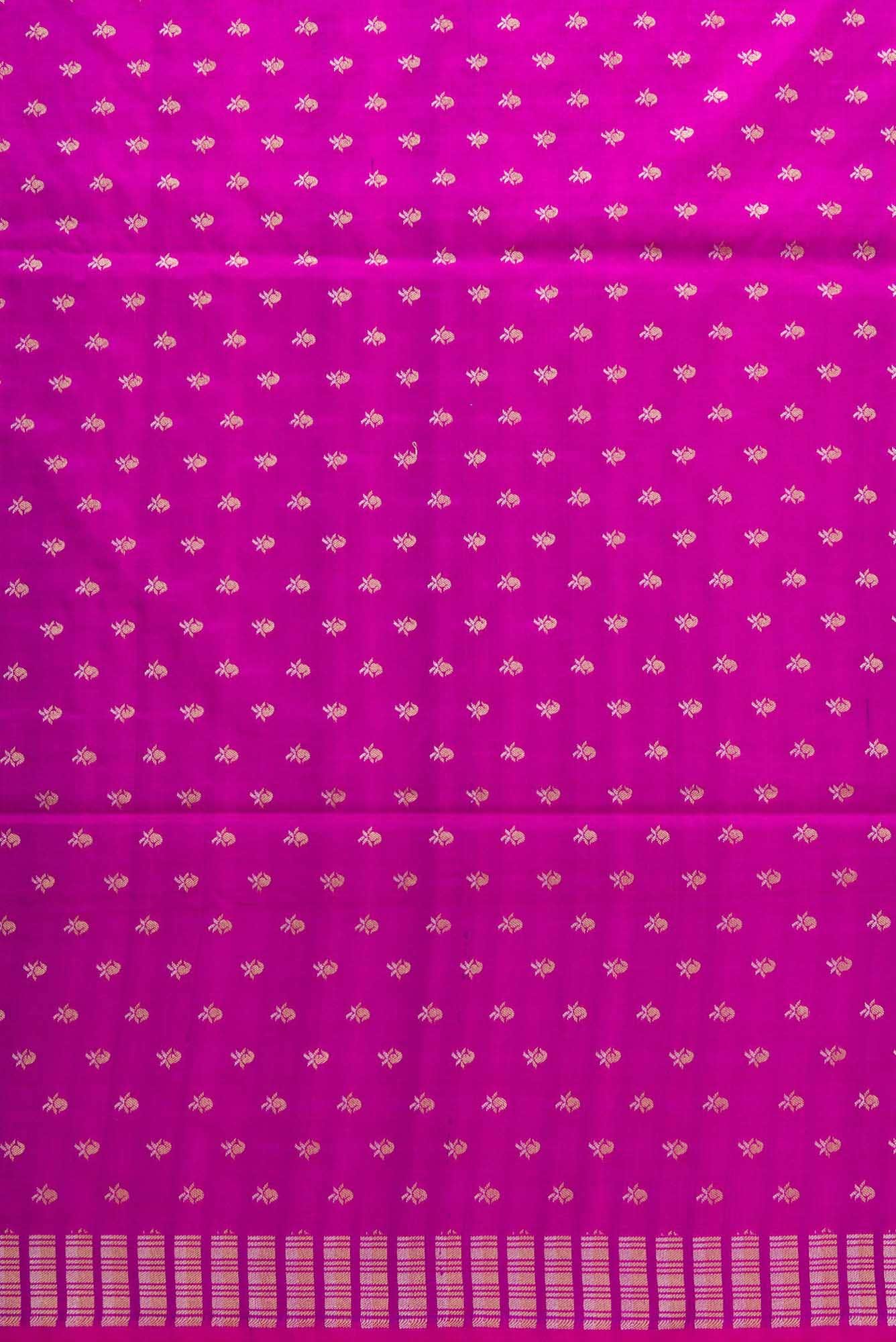Purple Banarasi Silk Dress Material