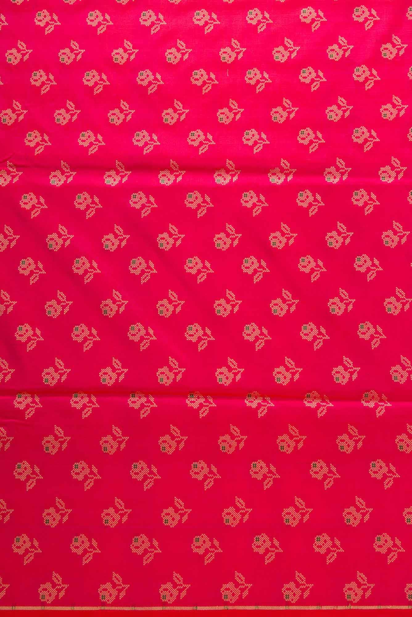 Pink Banarasi Silk Dress Material