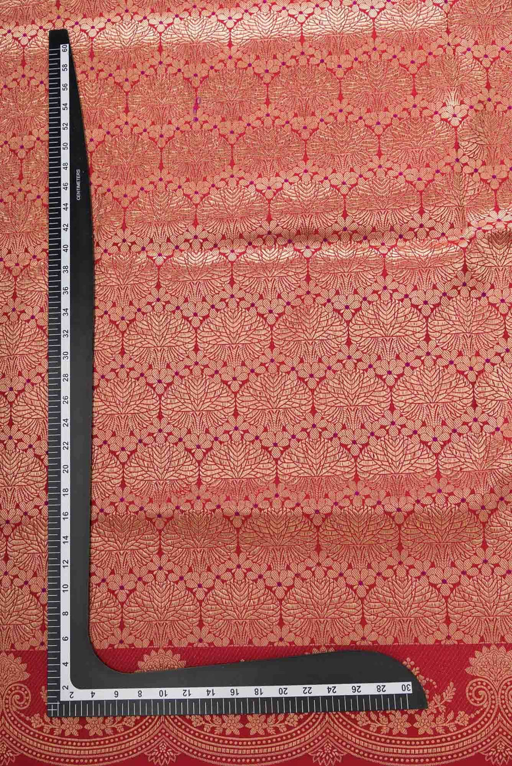 Maroon Banarasi Silk Dress Material