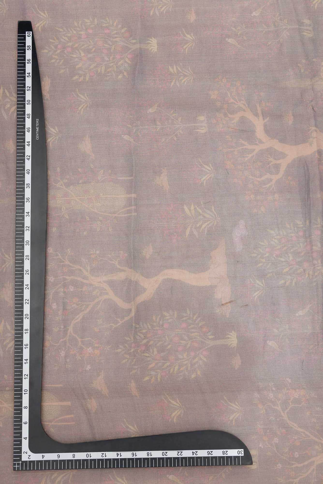 Black Orissa Silk Dress Material