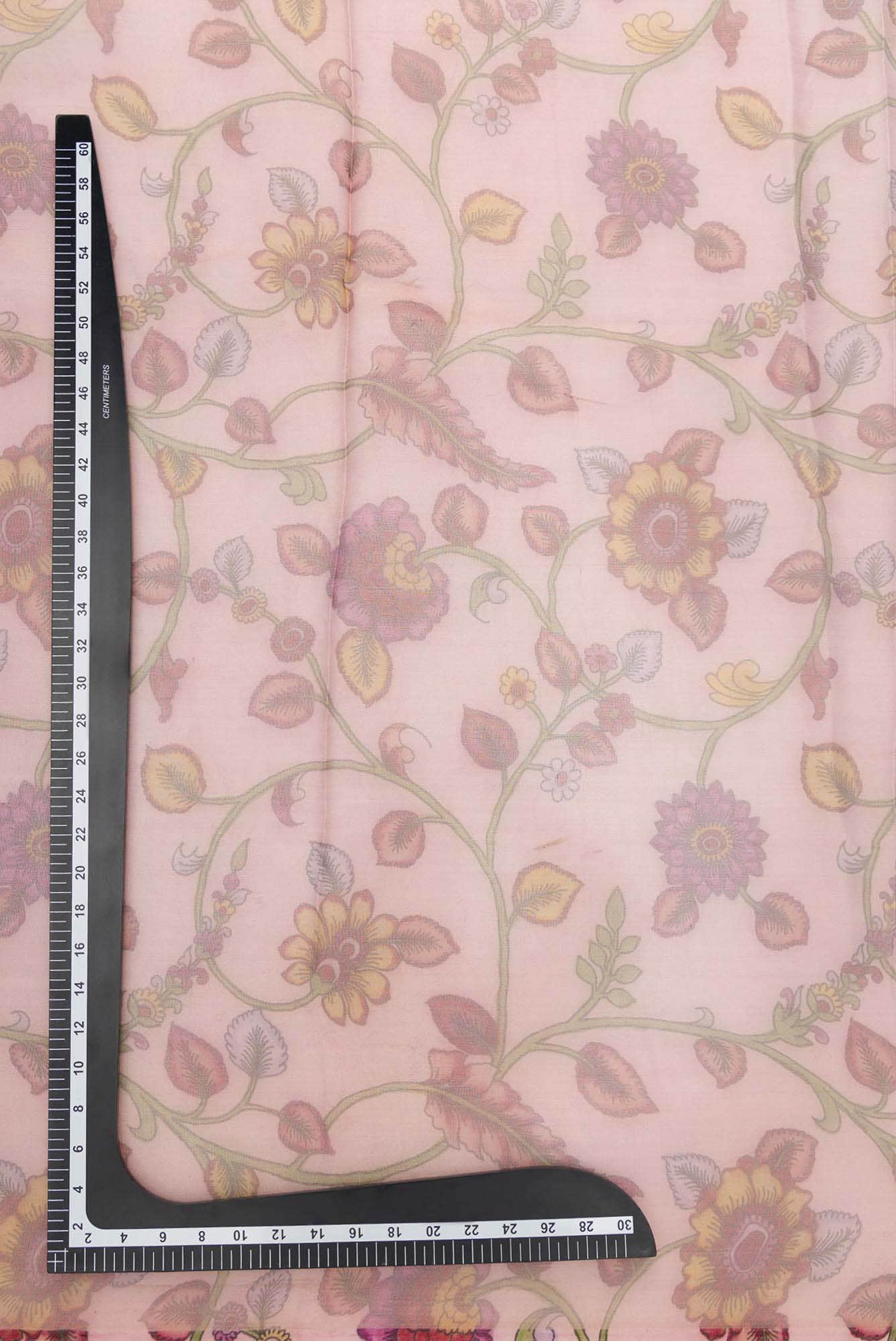 Rose pink Orissa Silk Dress Material