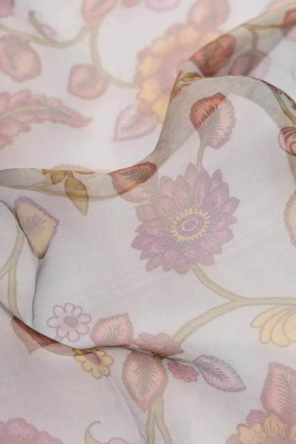 Grey Orissa Silk Dress Material