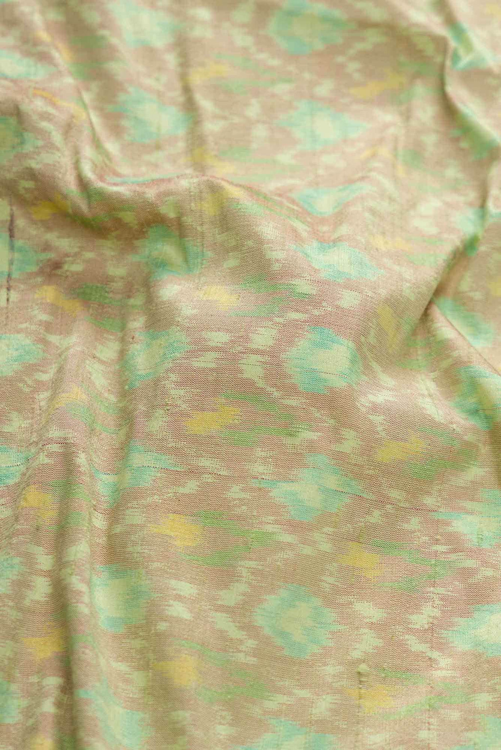 Light Green Raw Silk Dress Material
