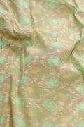 Light Green Raw Silk Dress Material