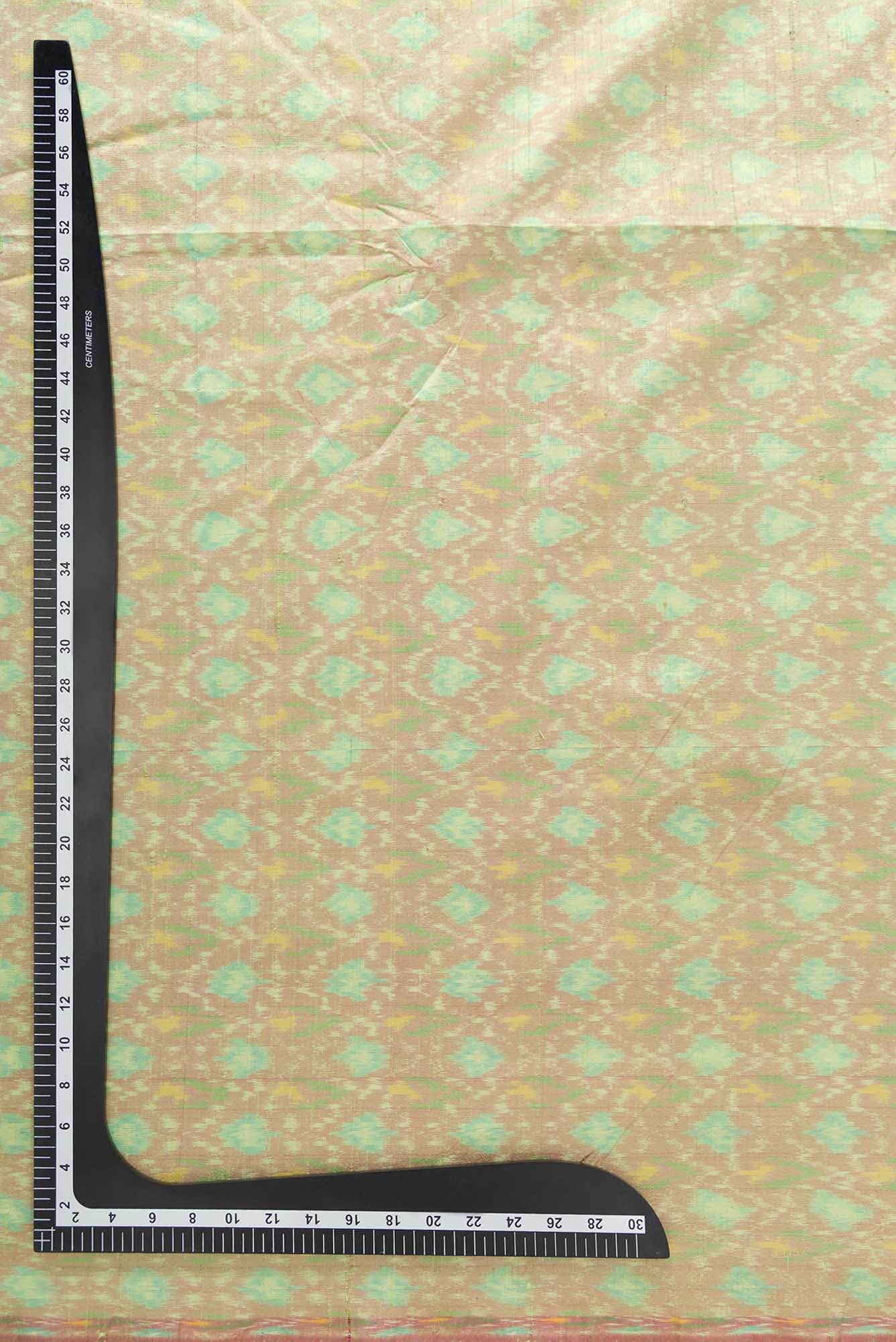 Light Green Raw Silk Dress Material