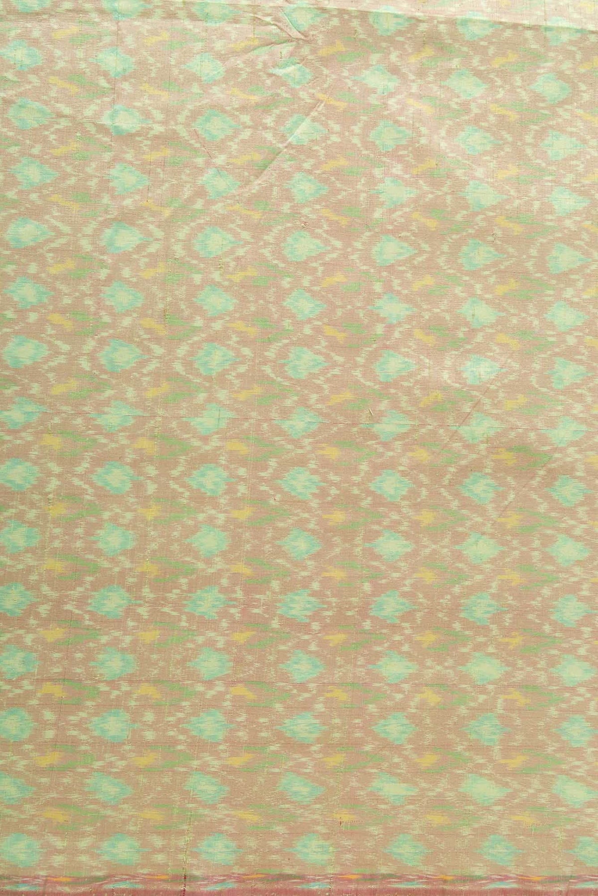Light Green Raw Silk Dress Material