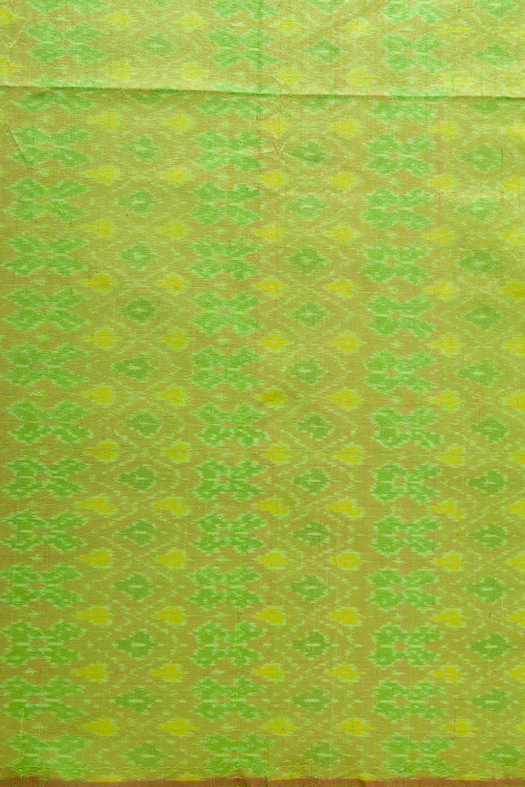 Parrot Green Raw Silk Dress Material