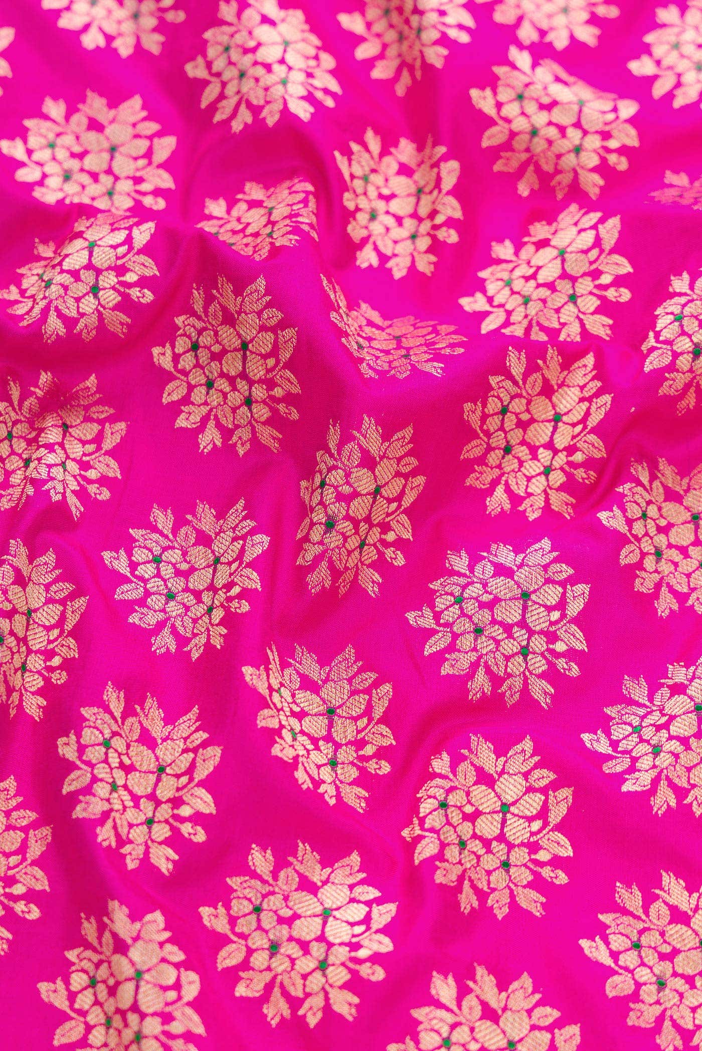 Pink Banarasi Silk Dress Material