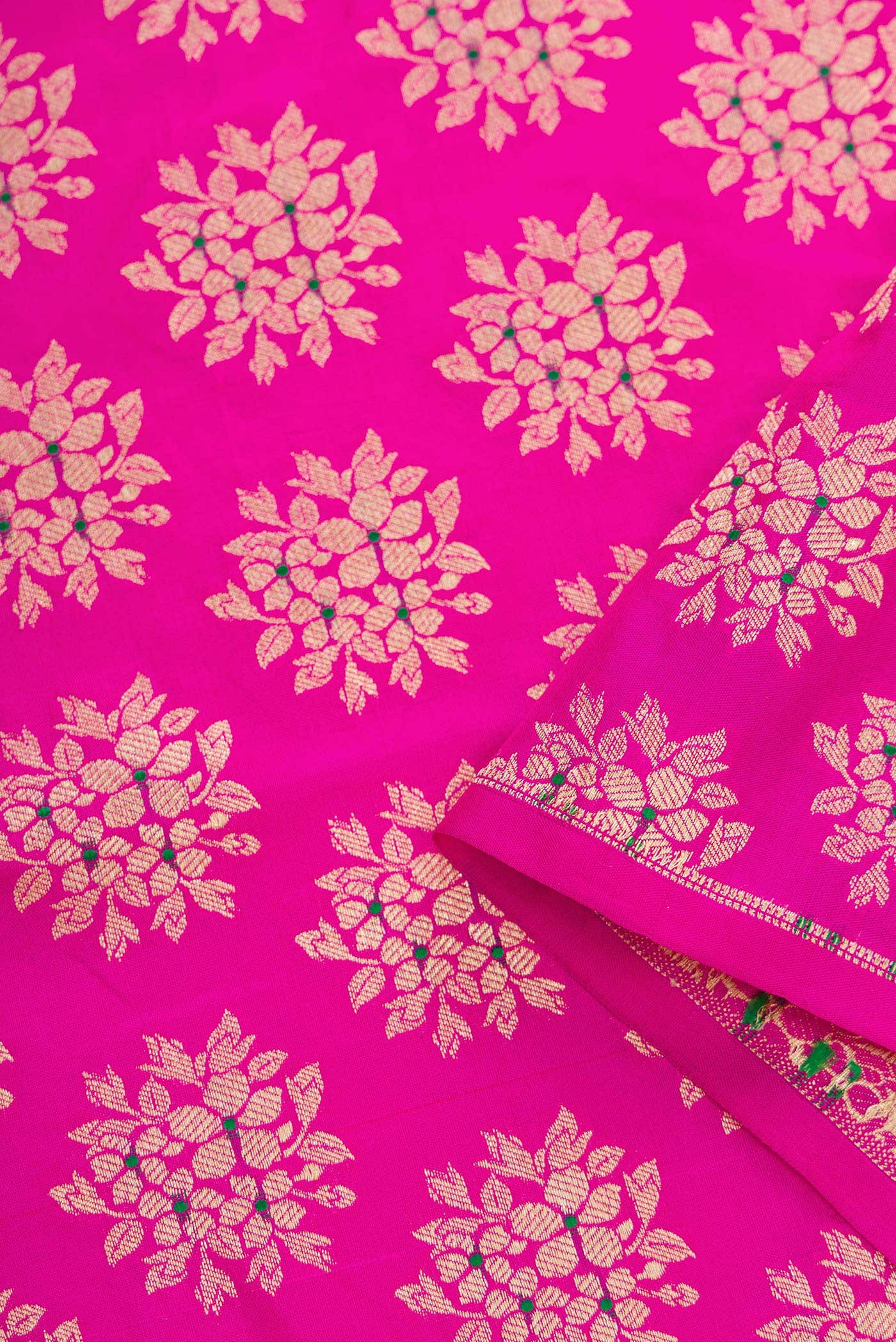 Pink Banarasi Silk Dress Material