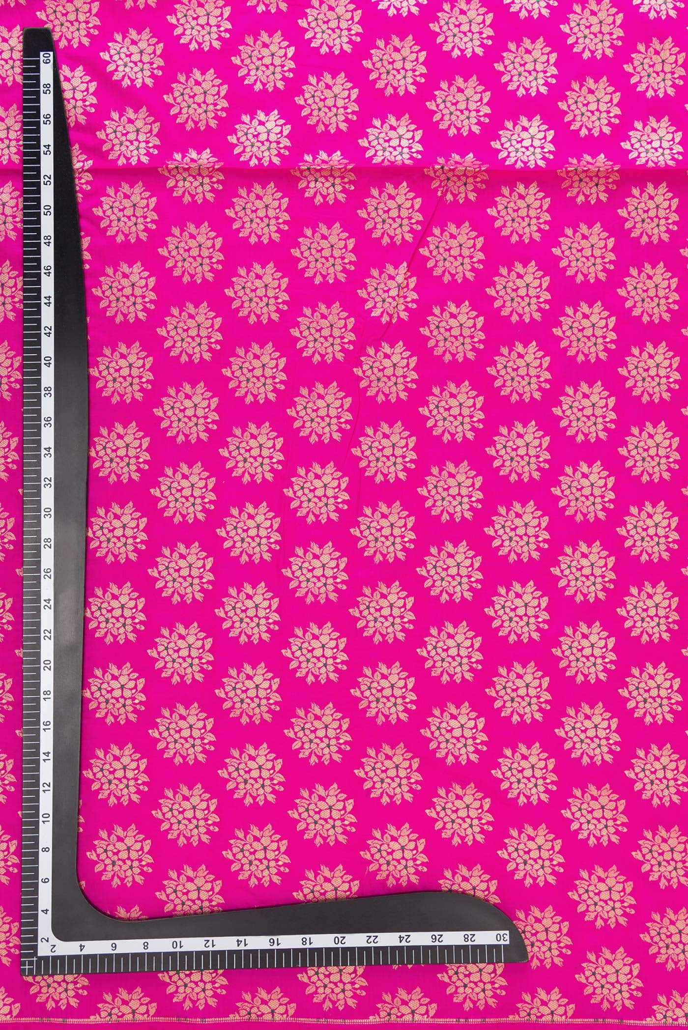 Pink Banarasi Silk Dress Material