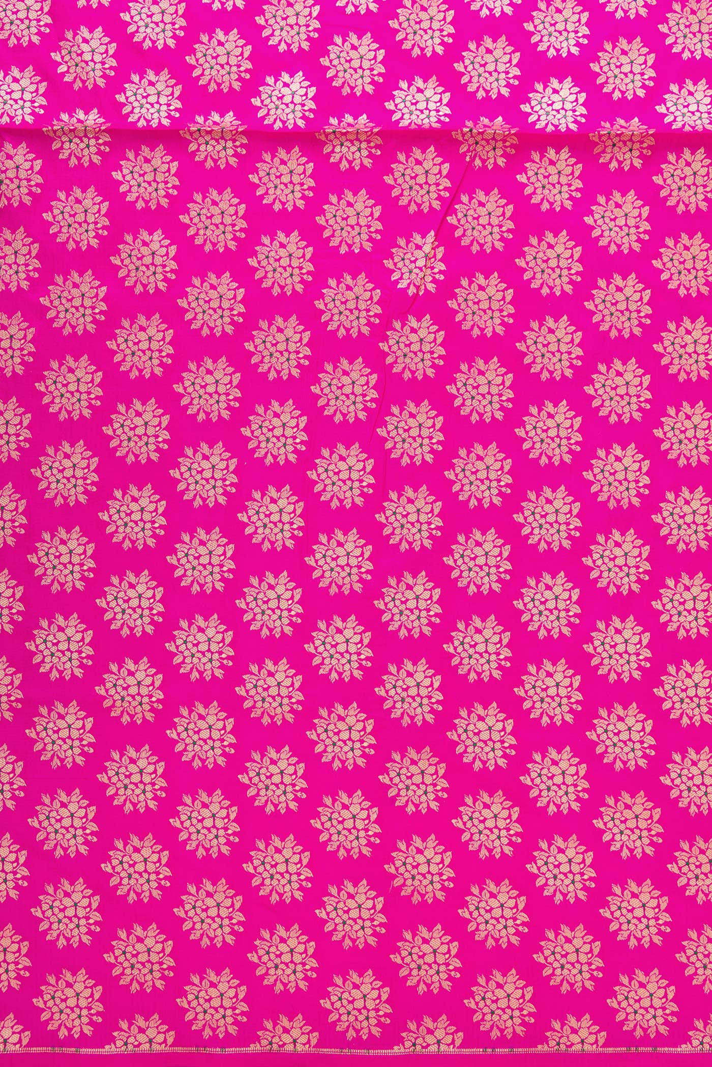 Pink Banarasi Silk Dress Material