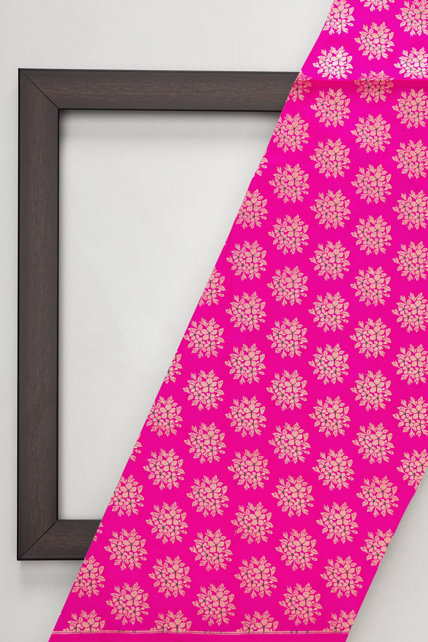 Pink Banarasi Silk Dress Material