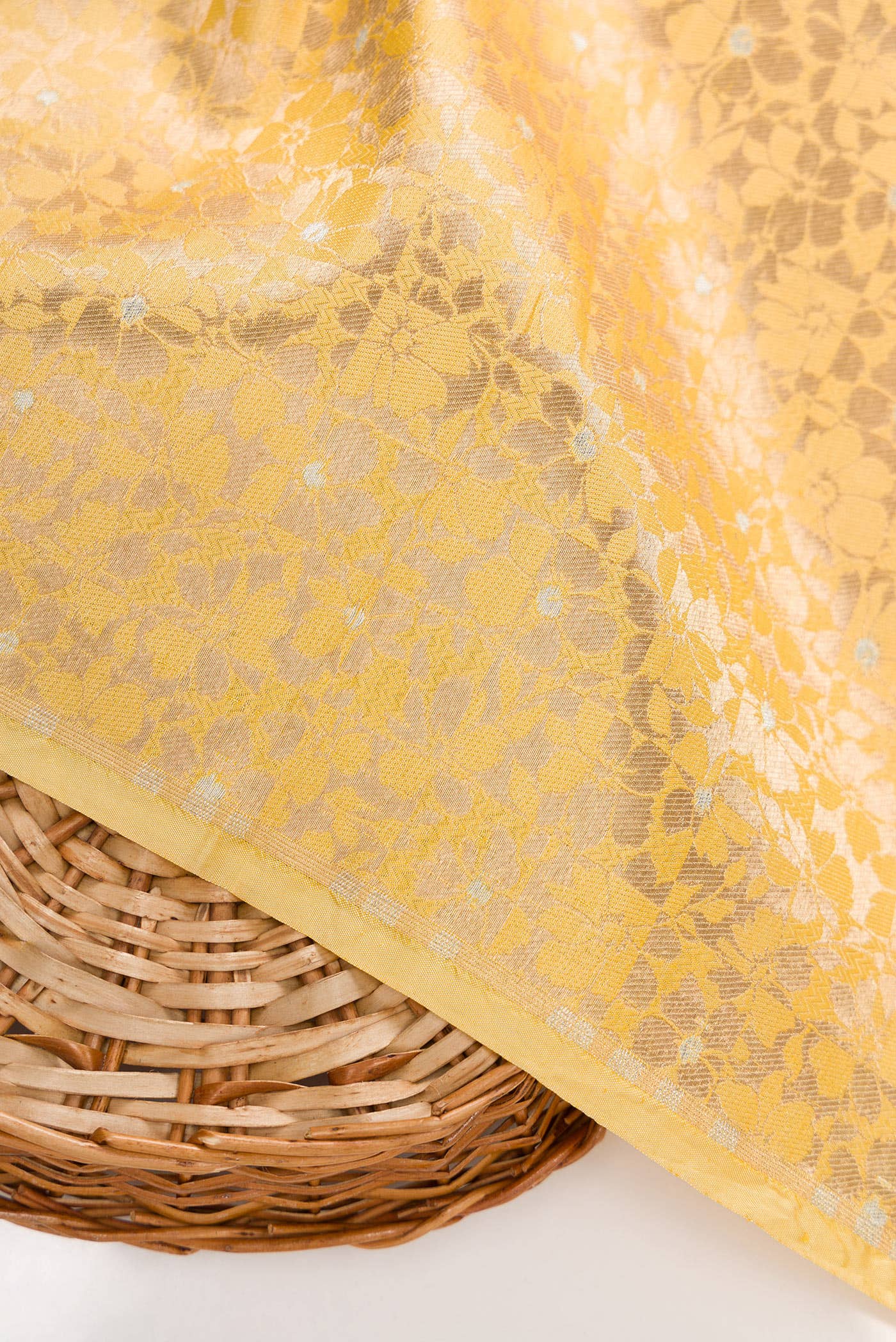Sandal Banarasi Silk Dress Material