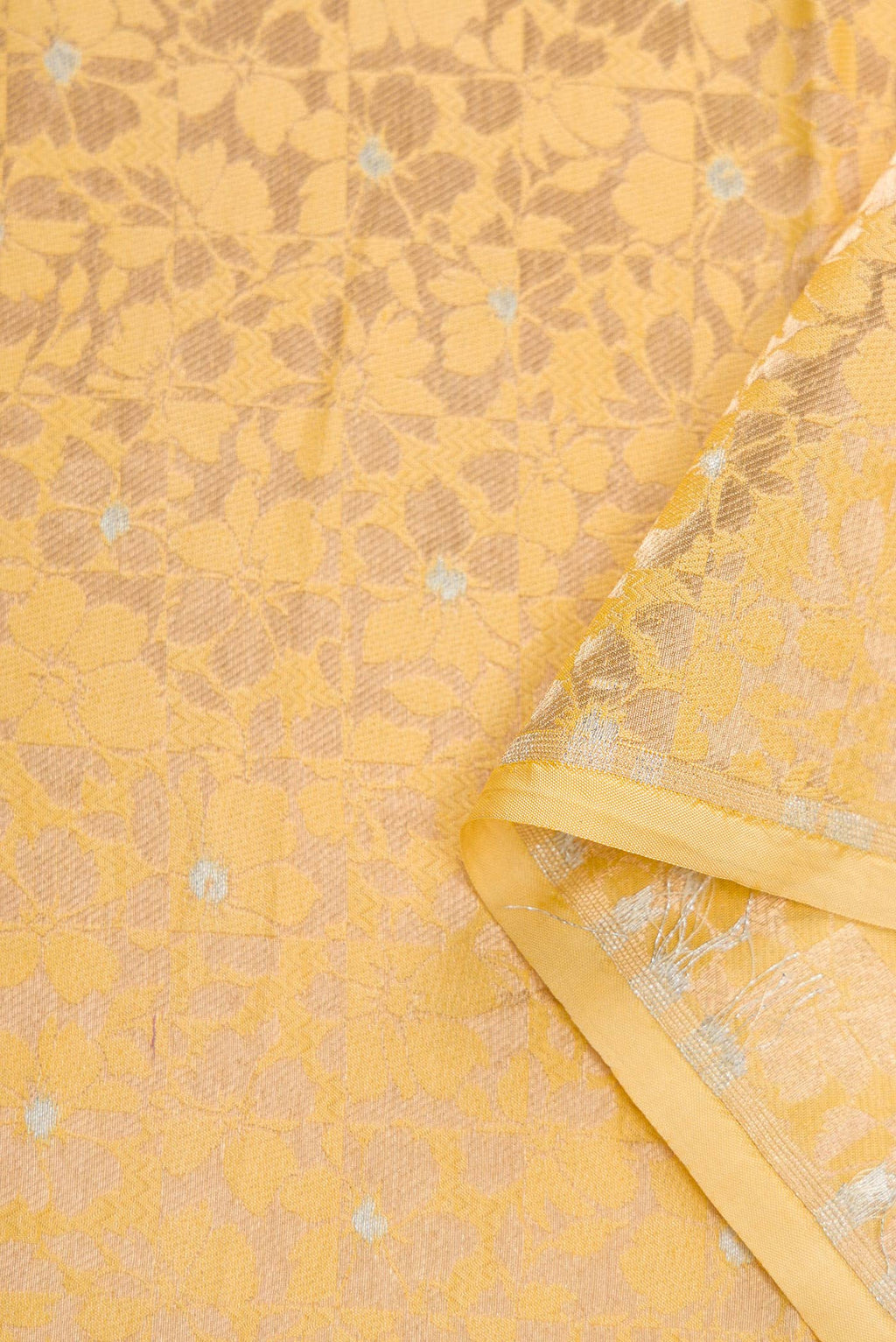 Sandal Banarasi Silk Dress Material