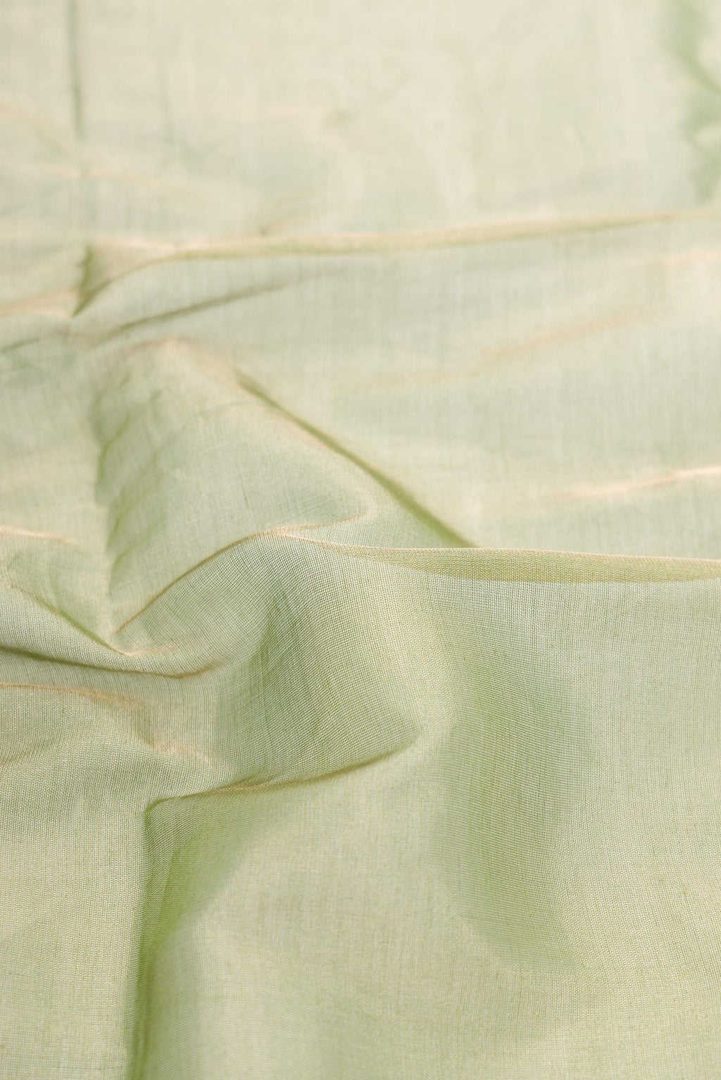 Green Organza Silk Dress Material