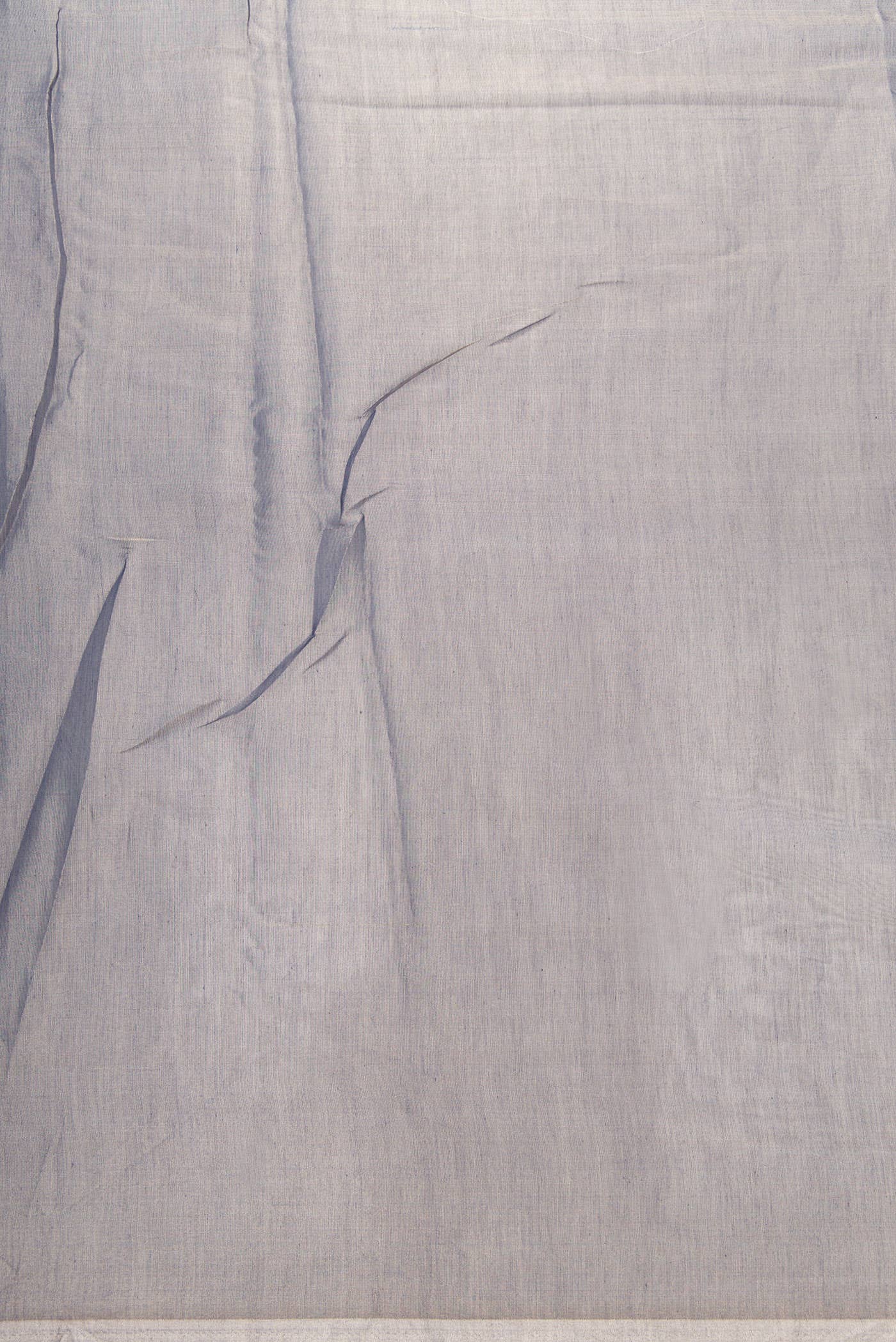 Grey Organza Silk Dress Material