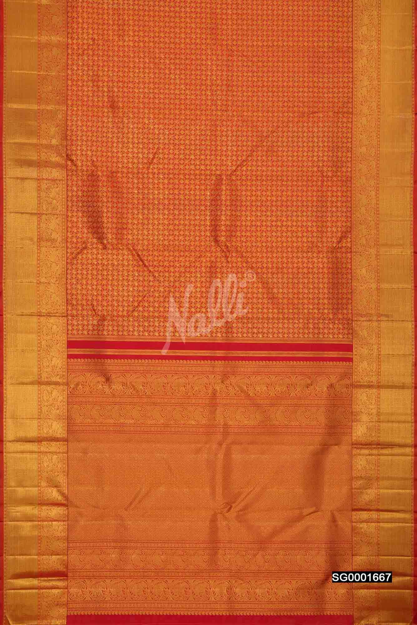 Red Kanchipuram Silk Saree