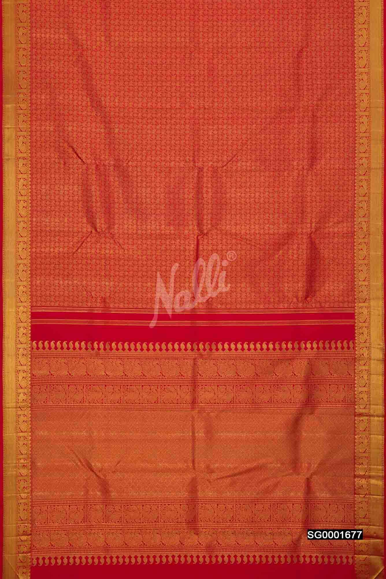 Red Kanchipuram Silk Saree