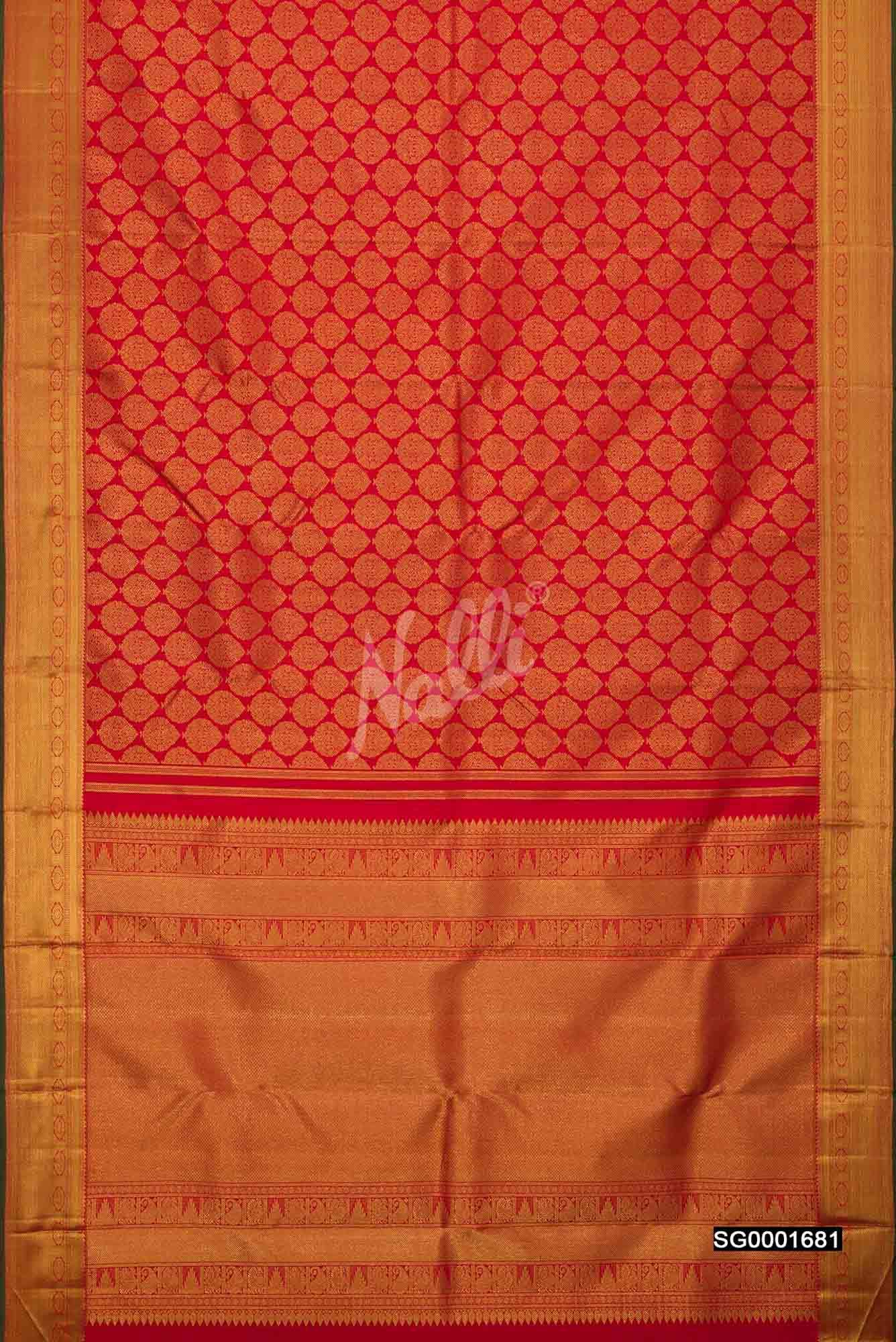 Red Kanchipuram Silk Saree