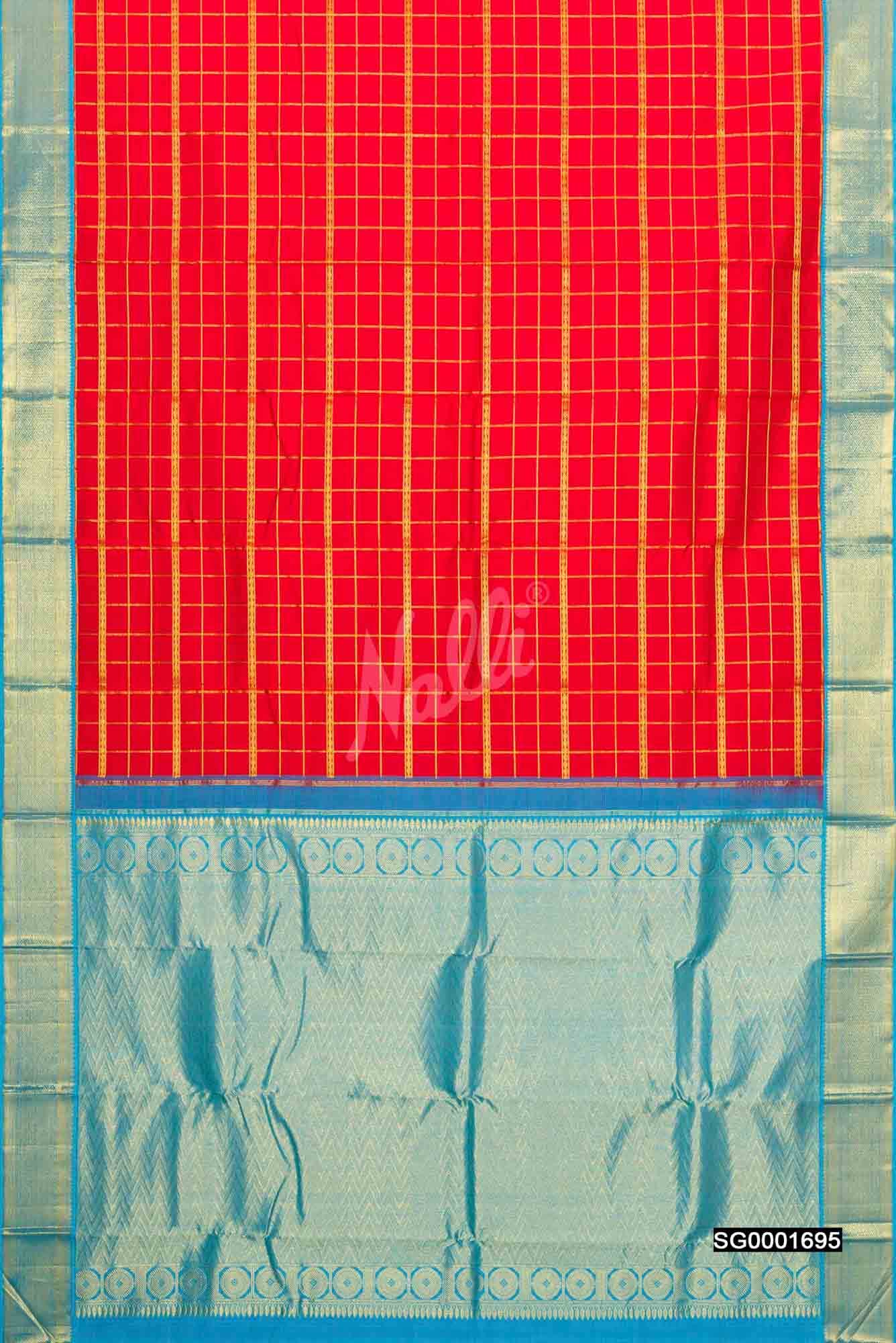 Red Kanchipuram Silk Saree