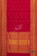 Maroon Kanchipuram Silk Saree