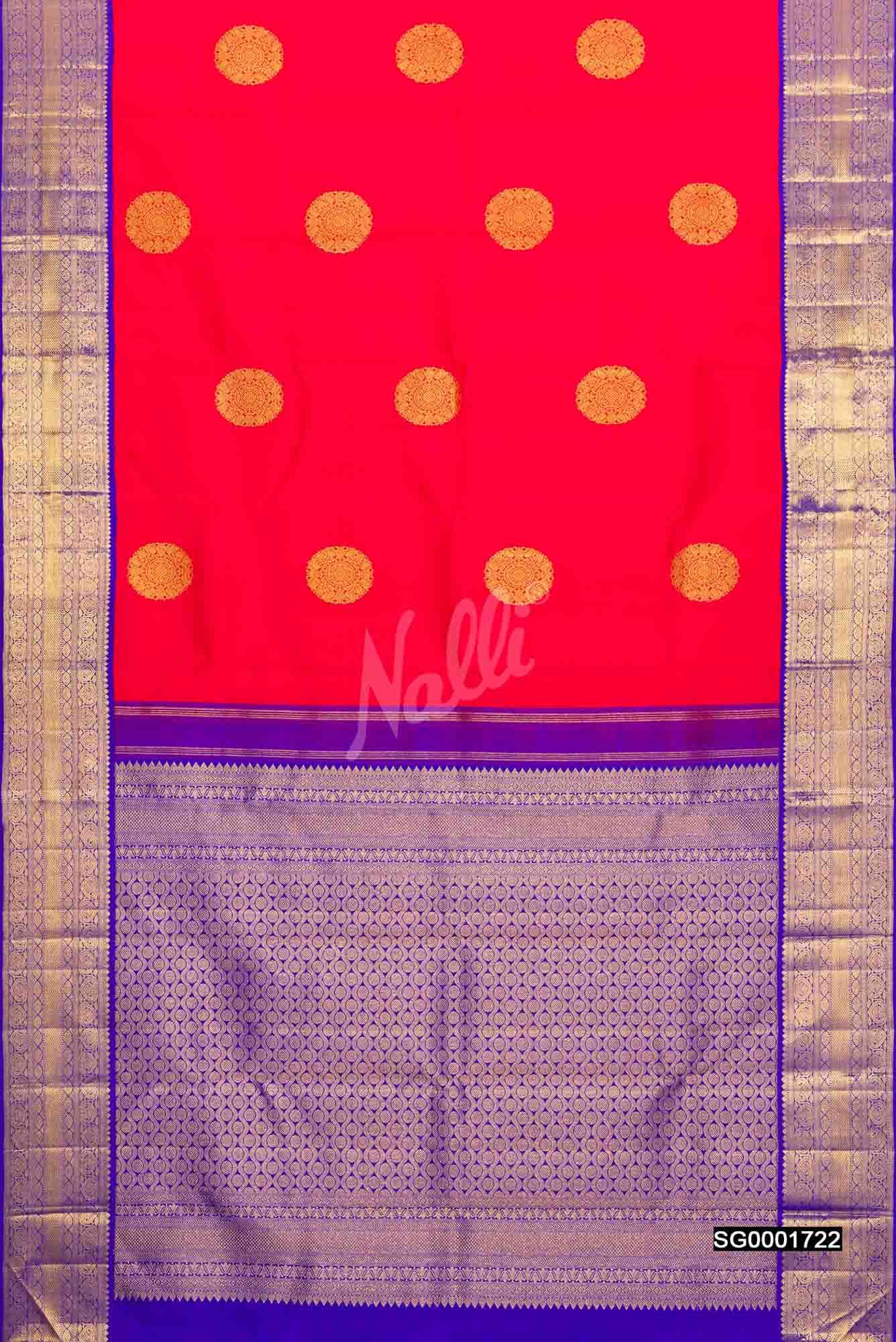 Red Kanchipuram Silk Saree