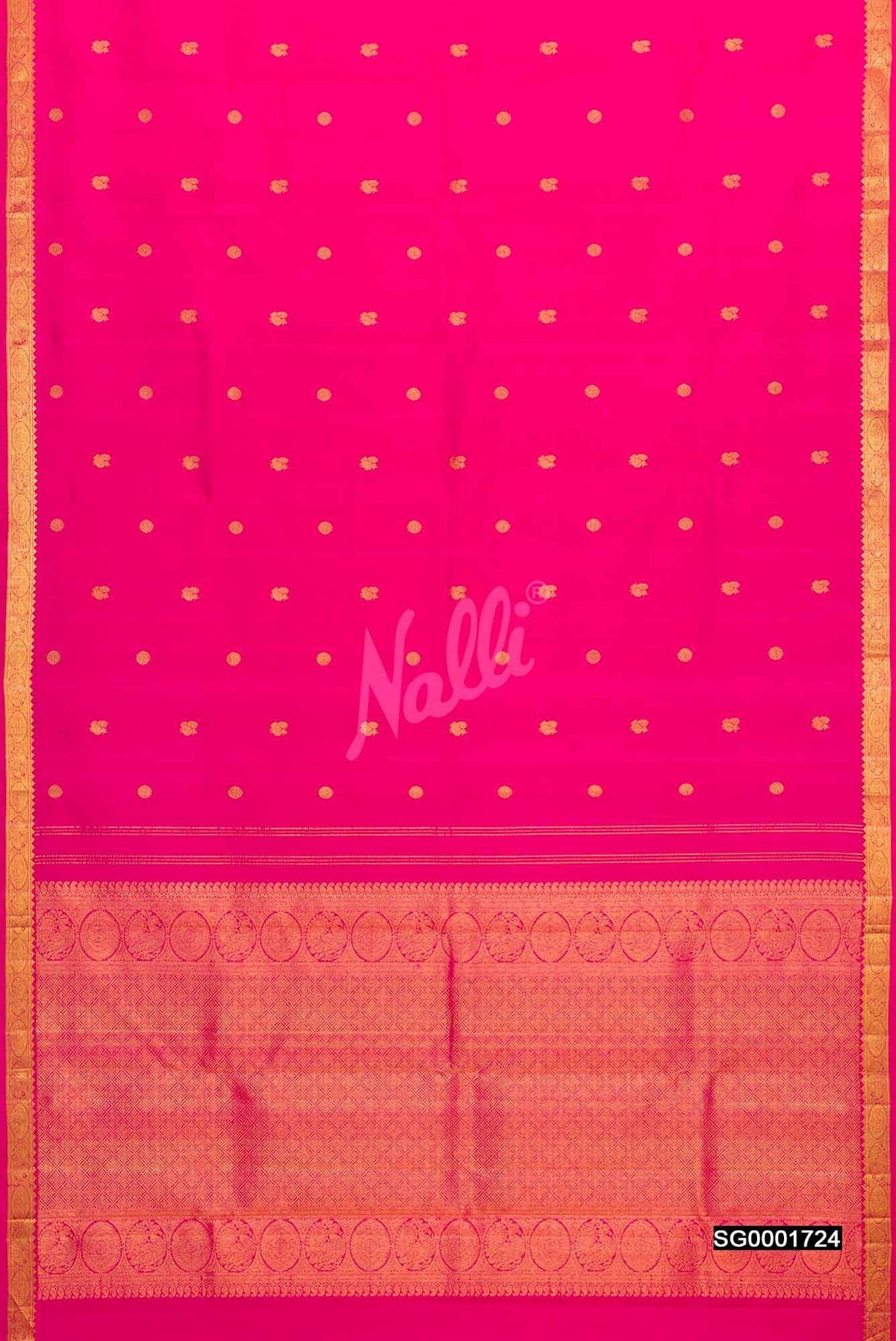 Pink Kanchipuram Silk Saree