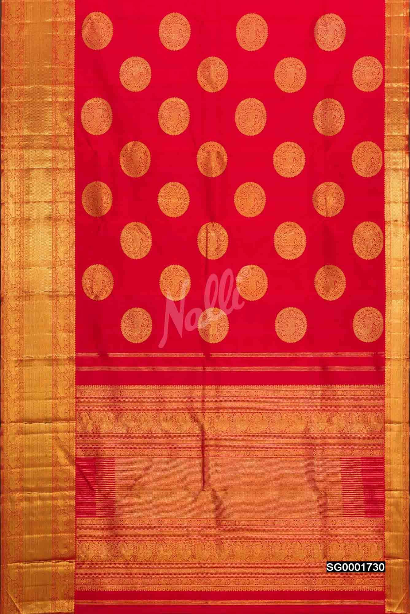 Red Kanchipuram Silk Saree