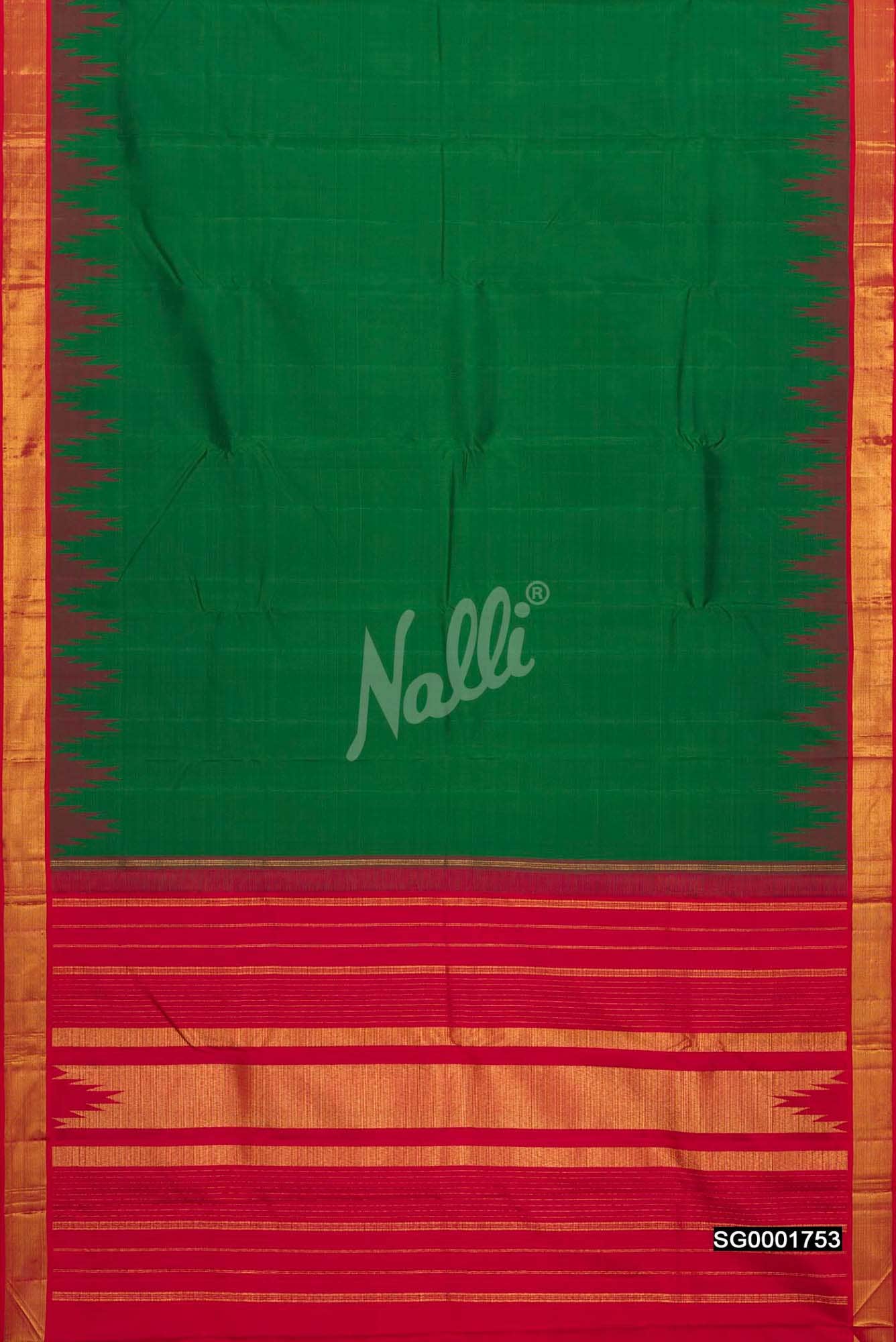 Green Kanchipuram Silk Saree