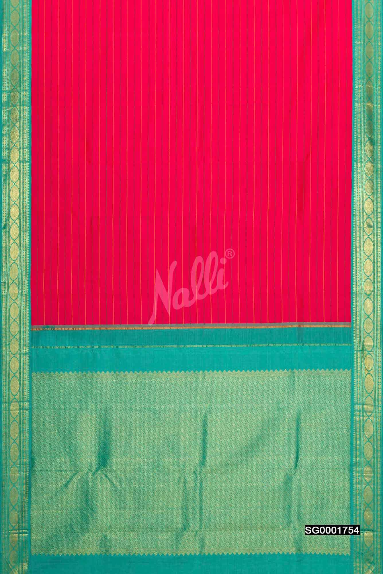 Pink Kanchipuram Silk Saree